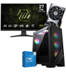 Setup Gamer Special Pc de Bureau Gaming / i5-14600KF / RTX 5070 12G / 32 Go Avec Écran Gaming MSI MAG 27" Full HD IPS / 240 Hz