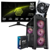 Setup Gamer Special Pc de Bureau Gaming / Ultra 9 285K / RTX 5070 12G / 64 Go Avec Écran Gaming CURVED MSI MAG 32" WQHD VA / 180 Hz