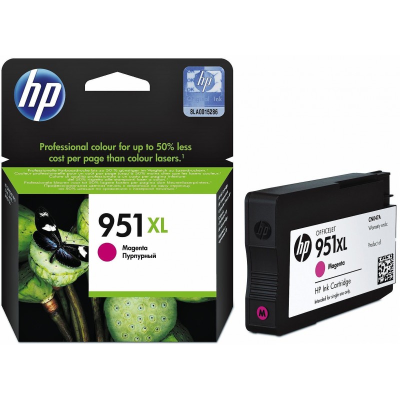CN047AE - HP 951XL Cartouche D'encre Magenta Grande Capacit&eacute;