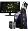 Setup Gamer Special Pc de Bureau Gaming / Ryzen 7 5700 / RTX 5070 12G / 32 Go Avec Écran Gaming MSI 27" Full HD IPS / 240 Hz