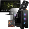 Setup Gamer Special Pc de Bureau Gaming / Ryzen 7 7700X / RTX 5070 12G / 32 Go Avec Écran MSI 27" Full HD IPS / 240 Hz