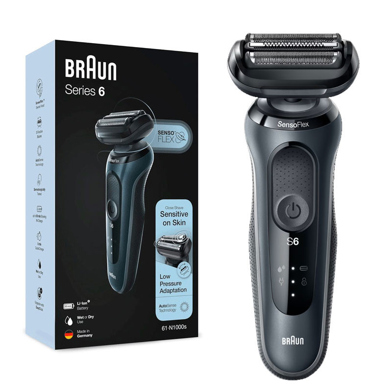 Rasoir braun série 6 Argent WD autosense grille ultramince