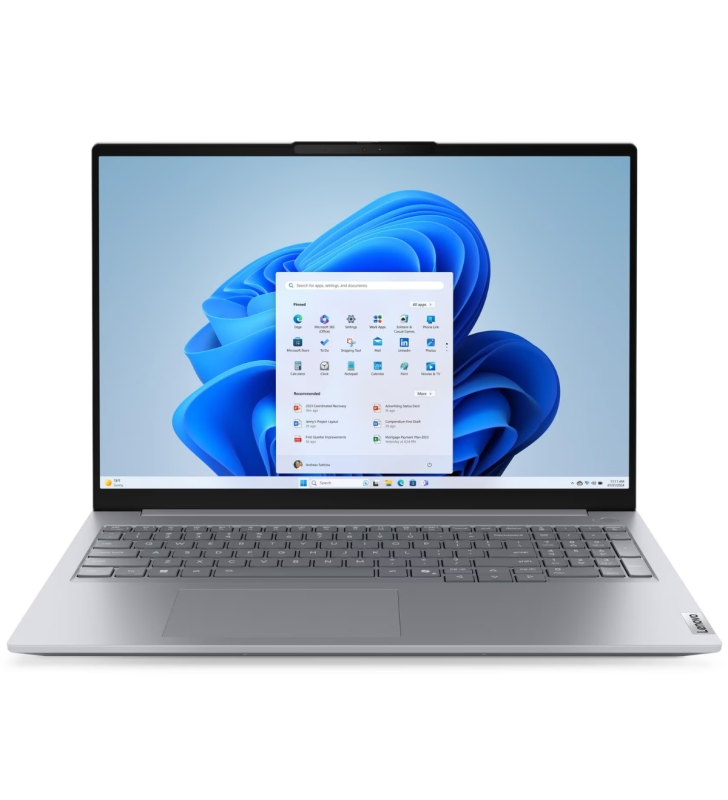Pc Portable Lenovo ThinkBook 16 G9 IRL / Core 7 240H / 16 Go DDR5 / 512 Go SSD / Windows 11 Pro / Gris