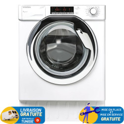 Lave Linge Encastrable ROSIERES 9KG INVERTER / BLANC
