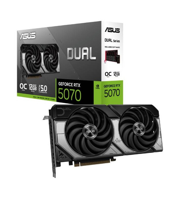 Carte Graphique ASUS Dual GeForce RTX 5070 / 12 Go / GDDR7 OC Edition