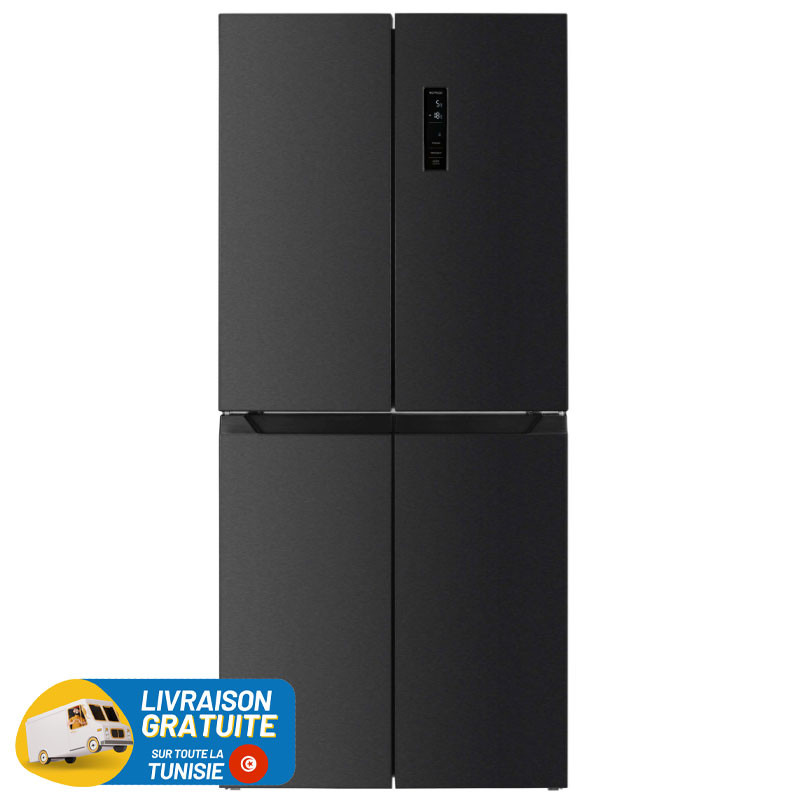 REFRIGERATEUR TELEFUNKEN Side by Side INVERTER NO FROST 453 LITRES / DARK INOX