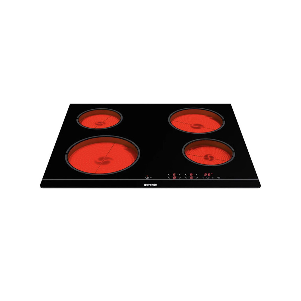 PLAQUE DE CUISSON Electrique GORENJE 4 FEUX TACTILE / Noir