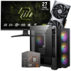 Setup Gamer Special Pc de Bureau Gaming / Ryzen 5 8400F / RTX 5070 12G / 32 Go Avec Écran Gaming MSI MAG 27" Full HD IPS / 240 Hz