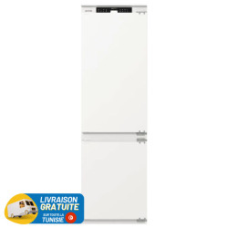 Réfrigérateur Encastrable GORENJE Combiné No Frost 252 Litres / NRKI517E41 / Blanc
