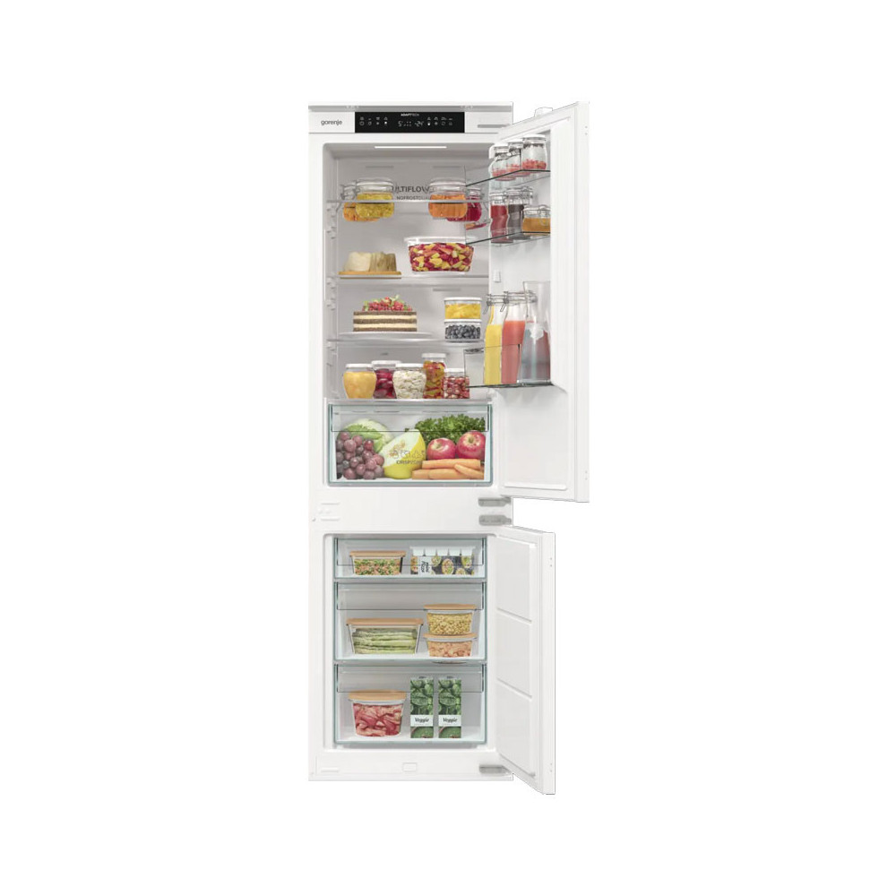 Réfrigérateur Encastrable GORENJE Combiné No Frost 252 Litres / NRKI517E41 / Blanc