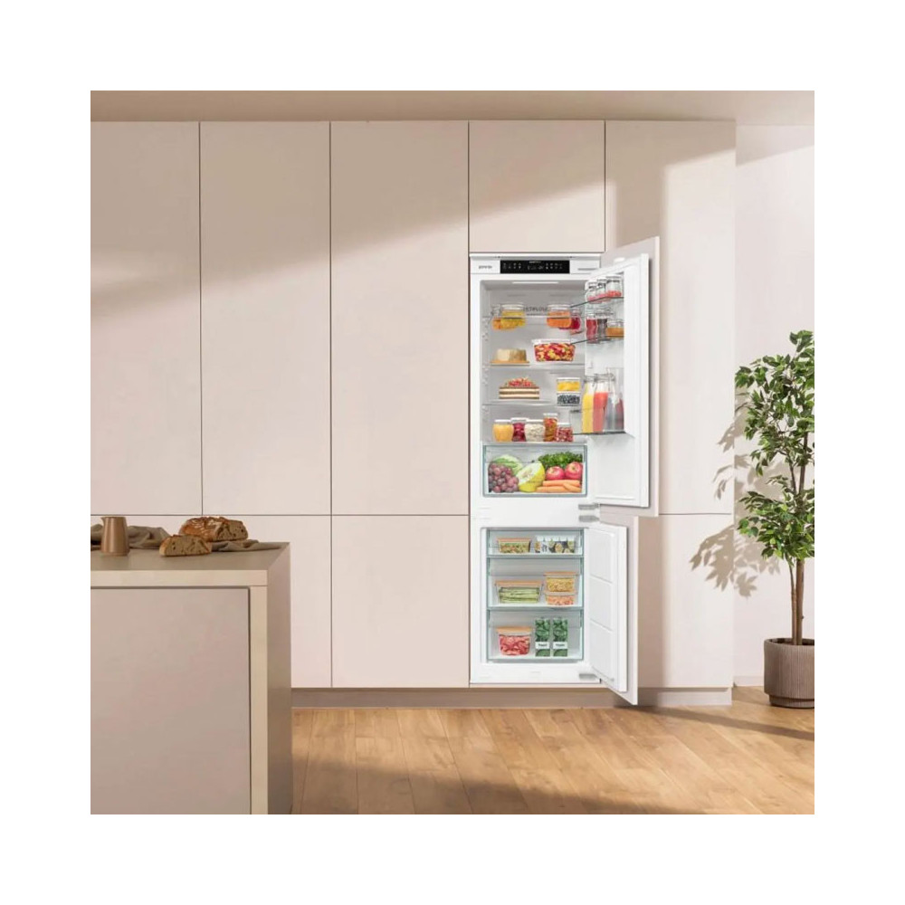 Réfrigérateur Encastrable GORENJE Combiné No Frost 252 Litres / NRKI517E41 / Blanc