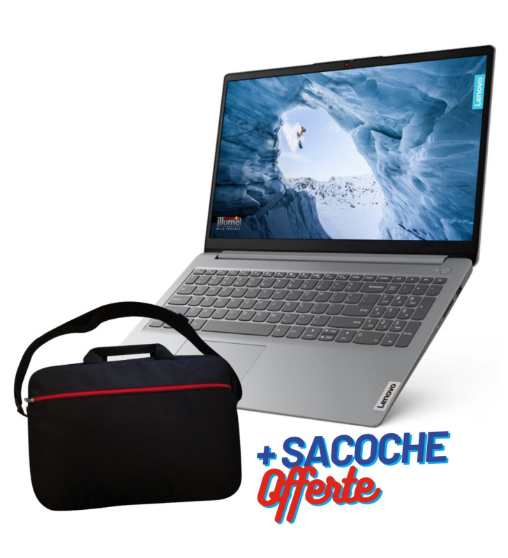 Pc Portable Lenovo IdeaPad 1 15IJL7 / Celeron N4500 / 8 Go / 256 Go SSD / Windows 11 / Gris