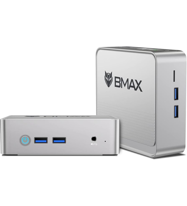 Mini Pc de bureau BMAX B3  N5095 / 8GB 256SSD / Windows 11 / Noir Avec Écran Enter 22" HD / VGA / HDMI / 60 Hz