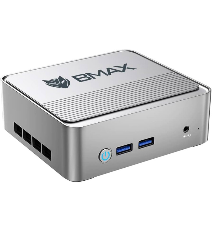 Mini Pc de bureau BMAX B3  N5095 / 8GB 256SSD / Windows 11 / Noir Avec Écran Enter 22" HD / VGA / HDMI / 60 Hz