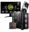 Setup Gamer Special Pc de Bureau Gaming / Ryzen 5 7600 / RTX 5070 12G / 32 Go Avec Écran MSI 27" Full HD IPS / 240 Hz