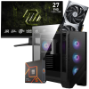 Setup Gamer Special Pc de Bureau Gaming / Ryzen 5 7600X / RTX 5070 12G / 32 Go Avec Écran MSI 27" Full HD IPS / 240 Hz