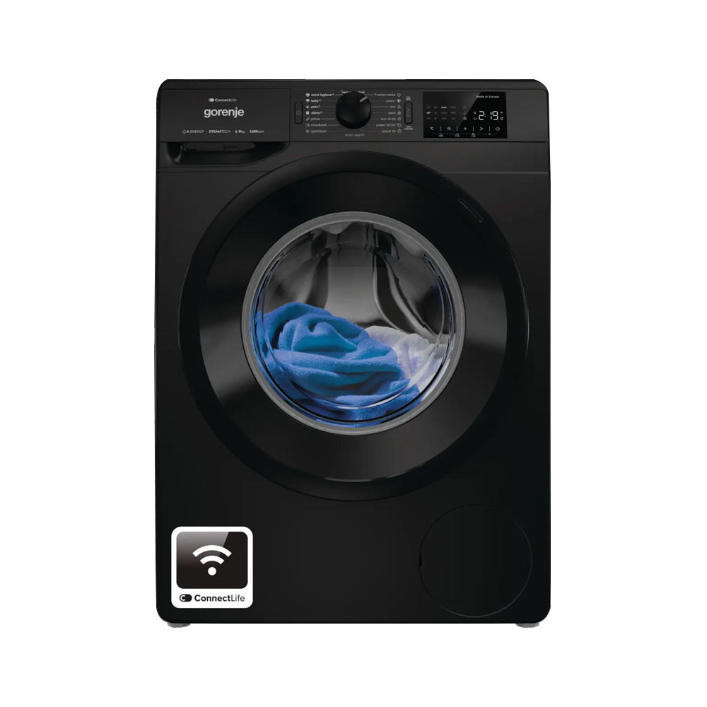 Machine à laver GORENJE 8Kg INVERTER / Noir