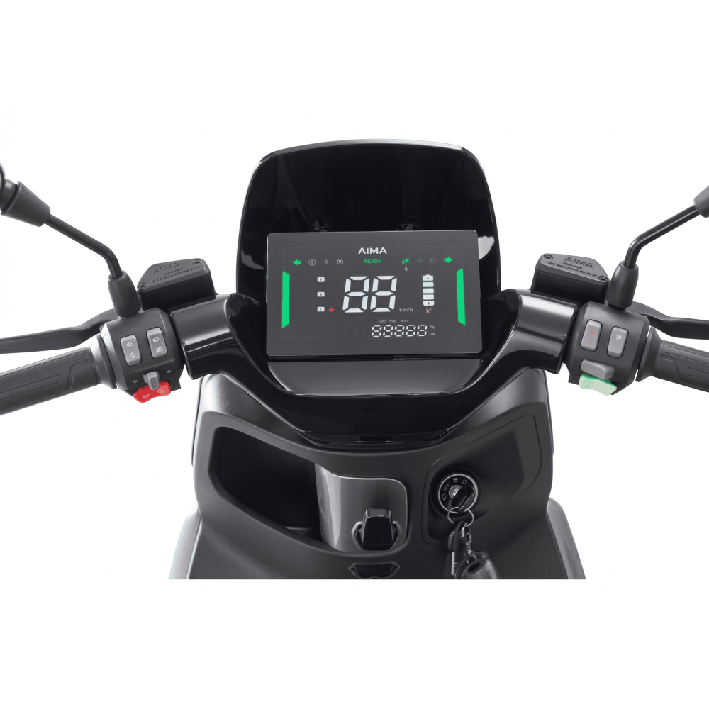 Scooter Électrique Aima Maverick Ultra A7 / 2000W / Noir