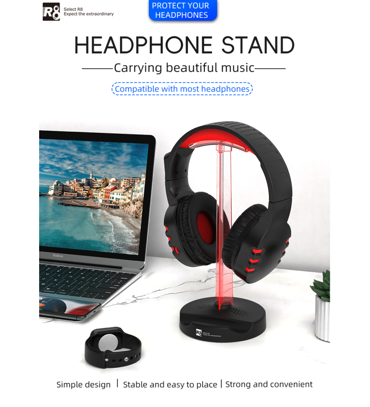 Support Pour Casque R8 / RGB
