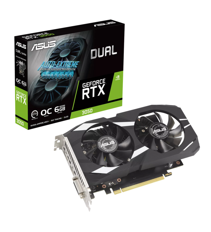 Carte graphique ASUS Dual GeForce RTX 3050 OC / 6 Go GDDR6
