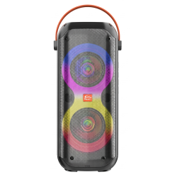 Haut parleur karaoké Portable SING-E ZQS4277 / Lumières RGB / 15W X 2 / Noir