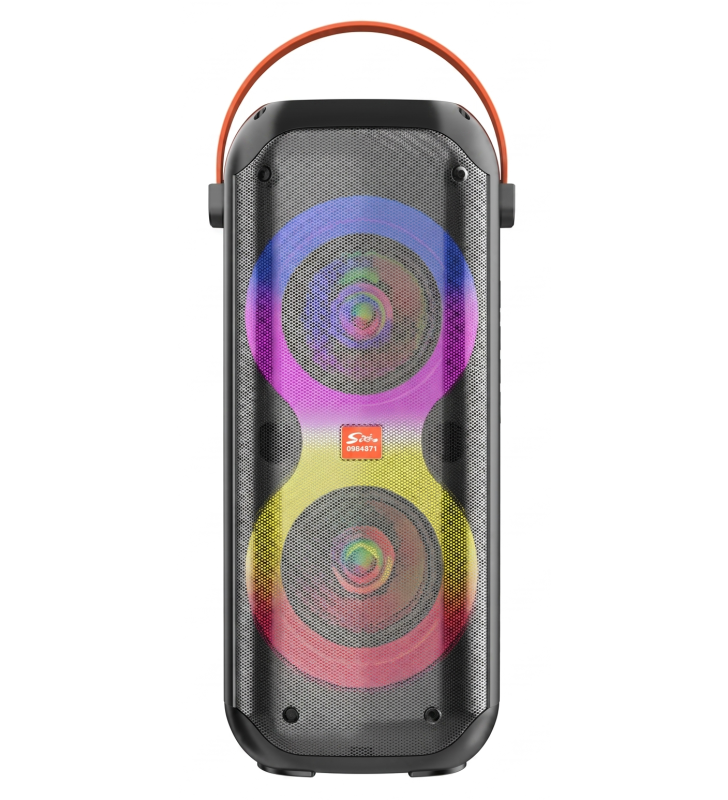 Haut parleur karaoké Portable SING-E ZQS4277 / Lumières RGB / 15W X 2 / Noir
