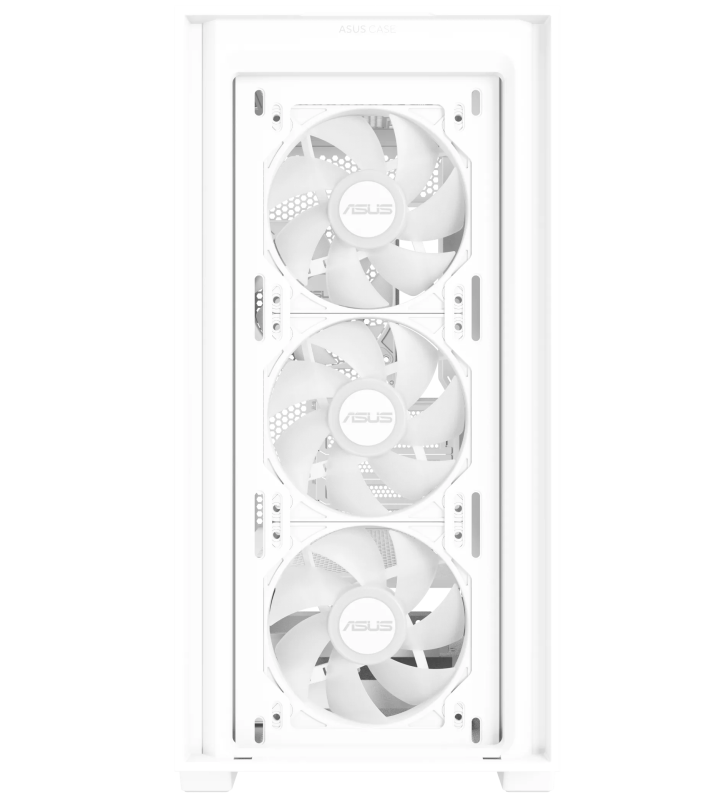 Boîtier Gamer ASUS A21 PLUS TG / Micro-ATX / ARGB / Blanc