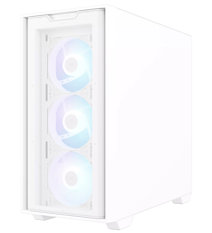 Boîtier Gamer ASUS A21 PLUS TG / Micro-ATX / ARGB / Blanc