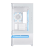Boîtier Gamer ASUS PRIME AP202 TG / Micro-ATX / ARGB / Blanc