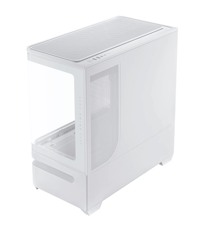 Boîtier Gamer ASUS PRIME AP202 TG / Micro-ATX / ARGB / Blanc