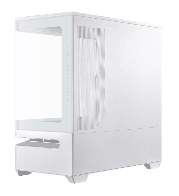 Boîtier Gamer ASUS PRIME AP202 TG / Micro-ATX / ARGB / Blanc