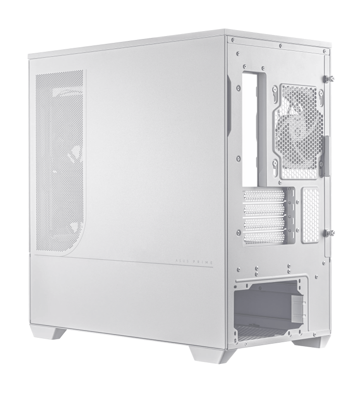 Boîtier Gamer ASUS PRIME AP202 TG / Micro-ATX / ARGB / Blanc