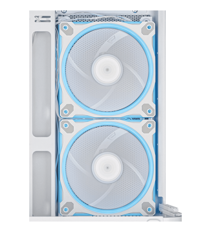 Boîtier Gamer ASUS PRIME AP202 TG / Micro-ATX / ARGB / Blanc