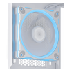 Boîtier Gamer ASUS PRIME AP202 TG / Micro-ATX / ARGB / Blanc