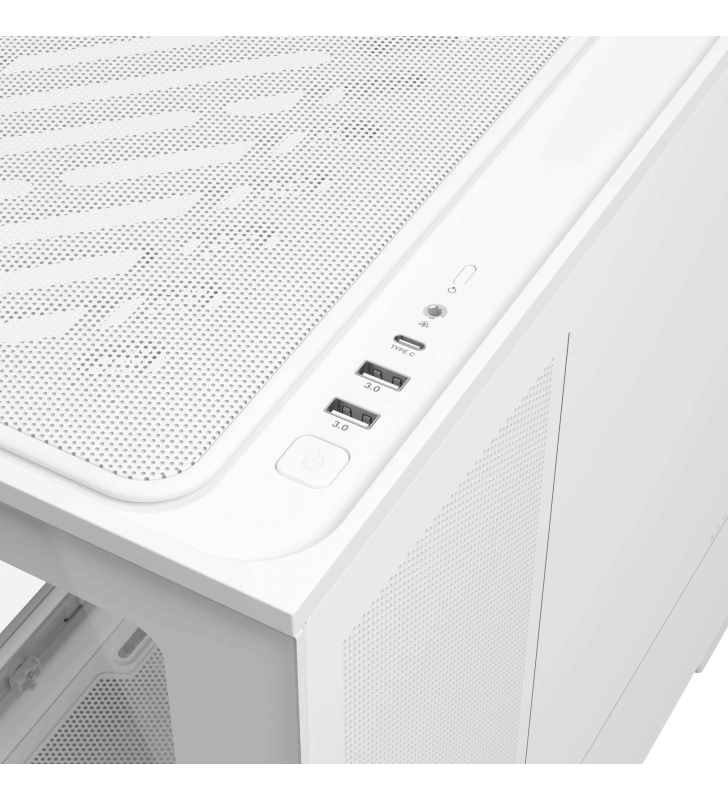 Boîtier Gamer ASUS PRIME AP202 TG / Micro-ATX / ARGB / Blanc