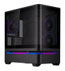 Boîtier Gamer ASUS PRIME AP202 TG / Micro-ATX / ARGB / Noir