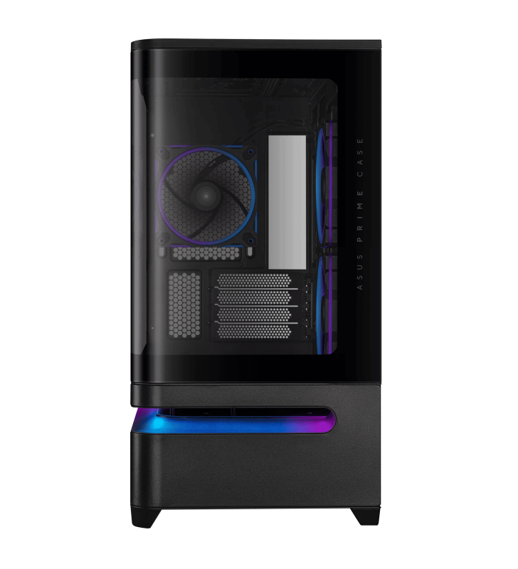 Boîtier Gamer ASUS PRIME AP202 TG / Micro-ATX / ARGB / Noir