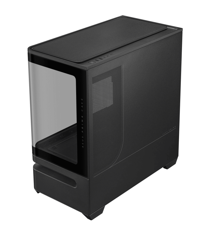 Boîtier Gamer ASUS PRIME AP202 TG / Micro-ATX / ARGB / Noir