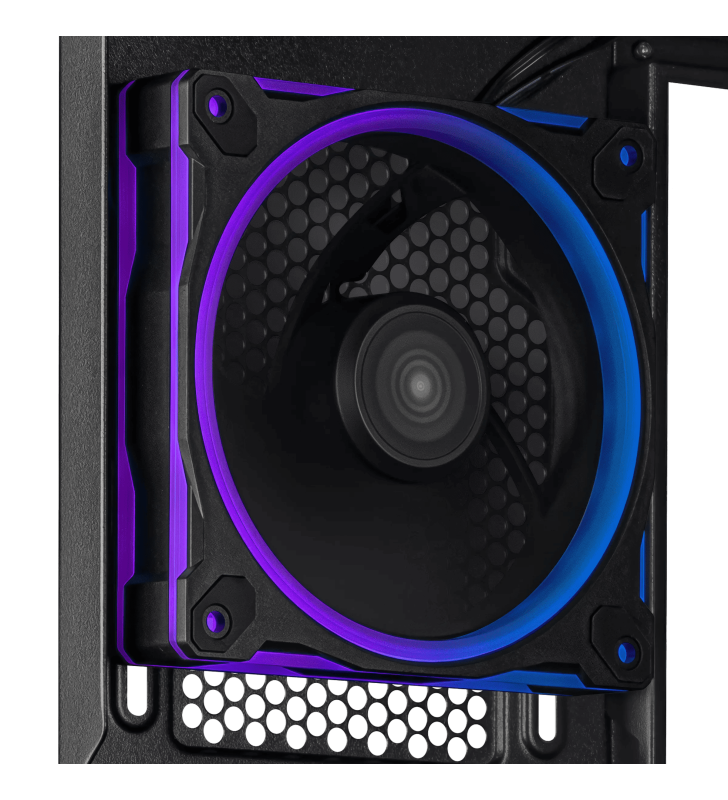 Boîtier Gamer ASUS PRIME AP202 TG / Micro-ATX / ARGB / Noir