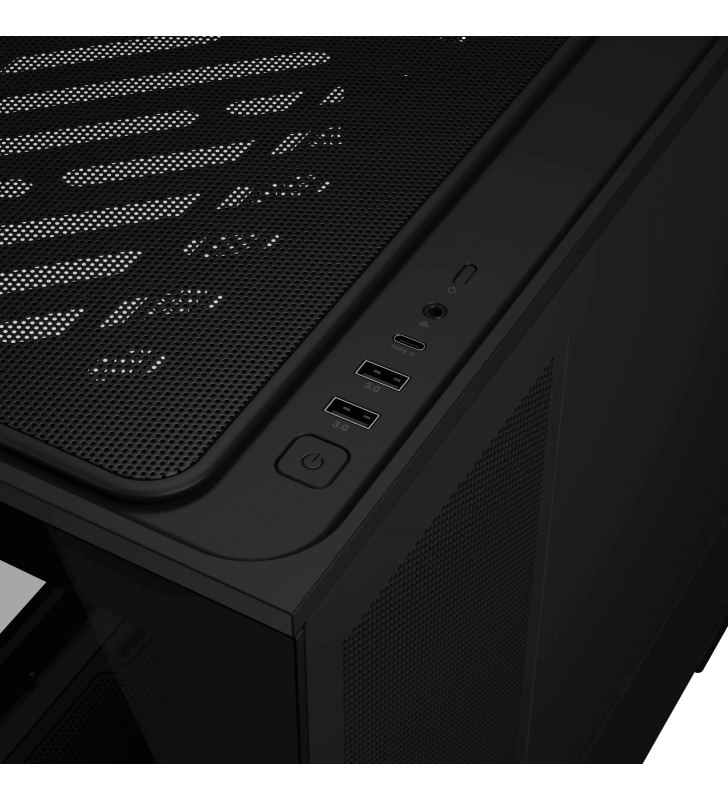 Boîtier Gamer ASUS PRIME AP202 TG / Micro-ATX / ARGB / Noir