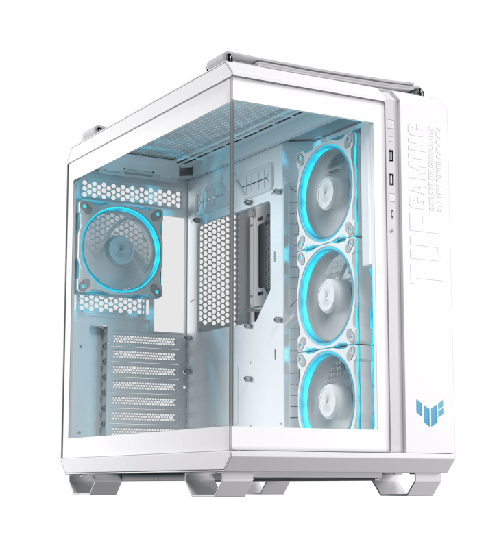 Boîtier ASUS TUF GAMING GT502 HORIZON TG / ATX / ARGB / Blanc