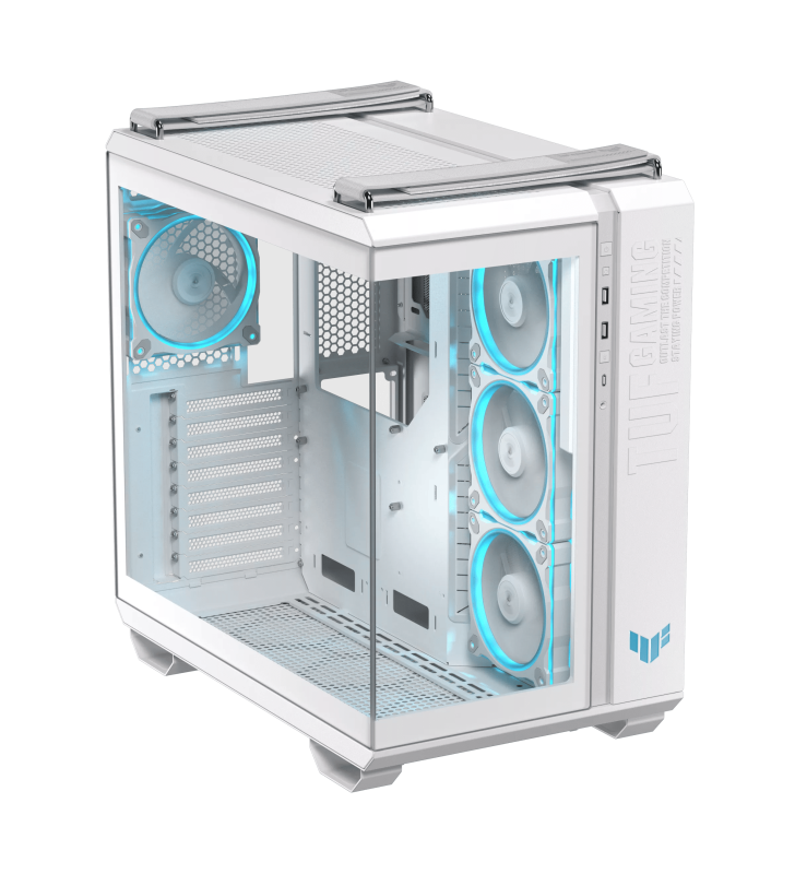 Boîtier ASUS TUF GAMING GT502 HORIZON TG / ATX / ARGB / Blanc