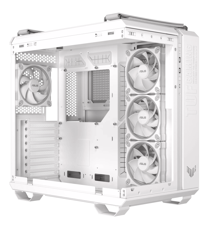Boîtier ASUS TUF GAMING GT502 HORIZON TG / ATX / ARGB / Blanc