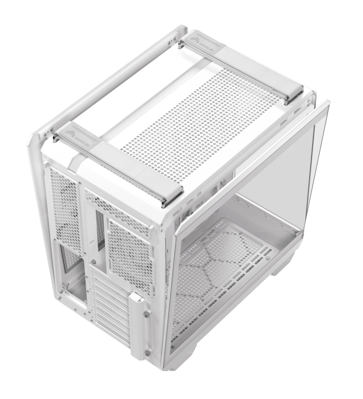 Boîtier ASUS TUF GAMING GT502 HORIZON TG / ATX / ARGB / Blanc