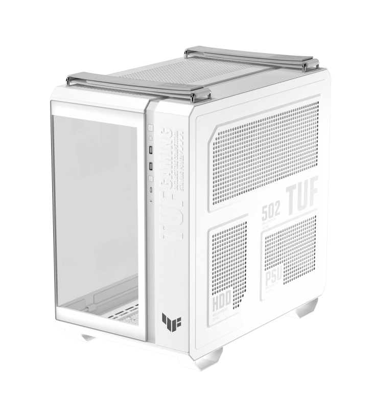 Boîtier ASUS TUF GAMING GT502 HORIZON TG / ATX / ARGB / Blanc