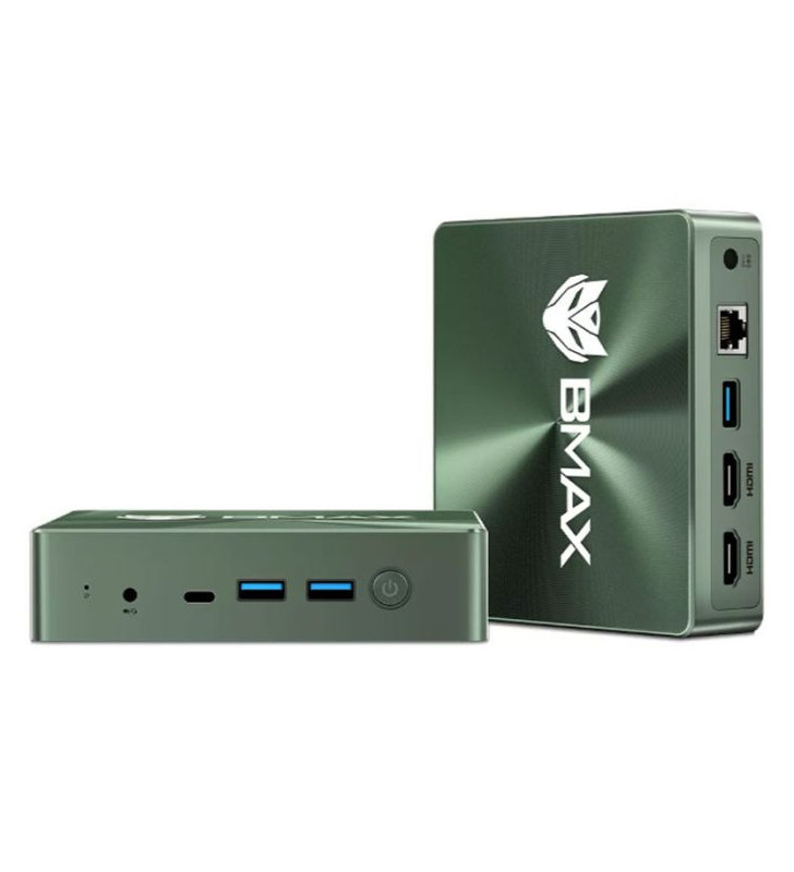 Mini Pc de bureau BMAX B6 TURBO / i5-8257U / 16 Go / 512 Go SSD / Windows 11 / Vert Avec Écran Enter 22" HD / VGA / HDMI / 60 Hz