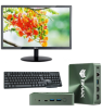 Mini Pc de bureau BMAX B6 TURBO / i5-8257U / 16 Go / 512 Go SSD / Windows 11 / Vert Avec Écran Enter 22" HD / VGA / HDMI / 60 Hz