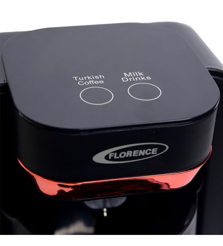 Machine à Café Turc Florence 500W / HK-466-N / Noir