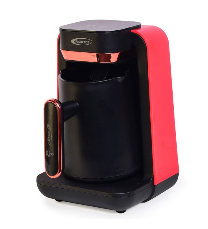 Machine à Café Turc Florence 500W / HK-466-R / Noir et Rouge