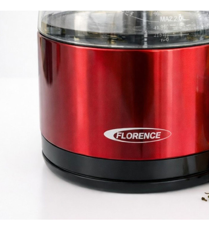 Bouilloire Électrique FLORENCE 2 Litres / 1500W / HK-464-RG / ROUGE